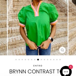 Entro Brynn contrast top